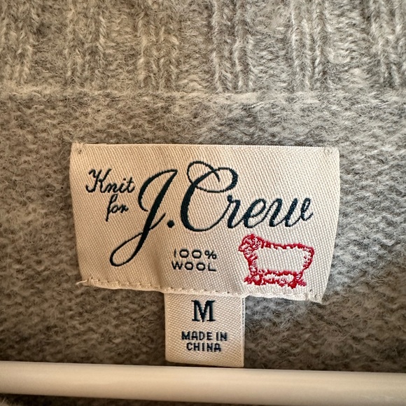J. Crew 100% Brushed Wool Crewneck - Picture 4 of 6